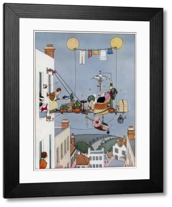 Framed Print : An Ideal Home No. II: The Folding Garden Print Framed Print : An Ideal Home No. II: The Folding Garden Print