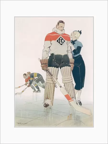 Ice Hockey by Rene Vincent