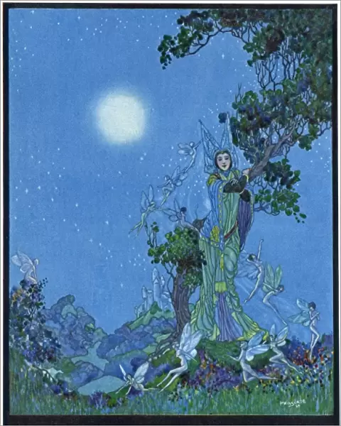 The Enchanted Hour from the picture by H. Winslade