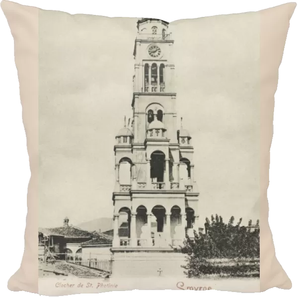 Izmir, Turkey - Clock Tower of Saint Photinie