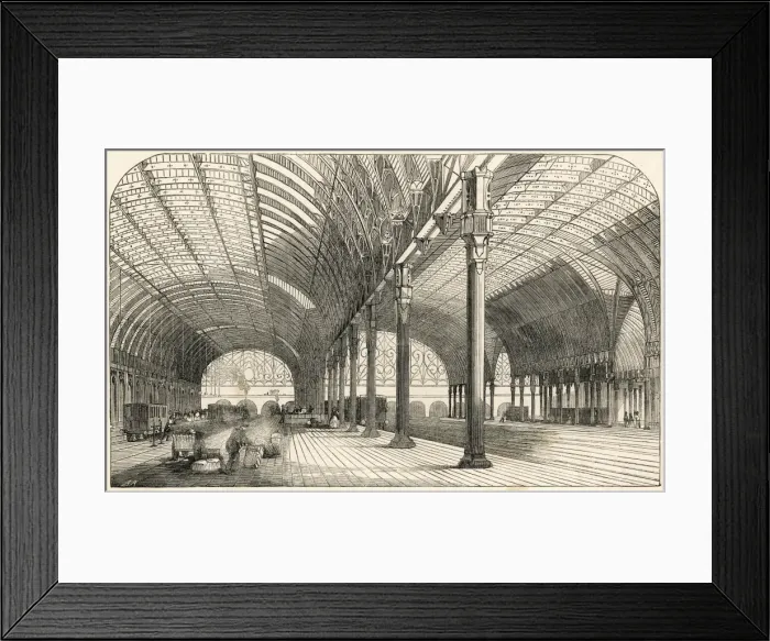 Framed Print : Paddington Station Print: Brunel's Great Western Railway Terminus Framed Print : Paddington Station Print: Brunel's Great Western Railway Terminus