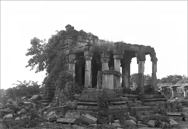 Ruined building in India
