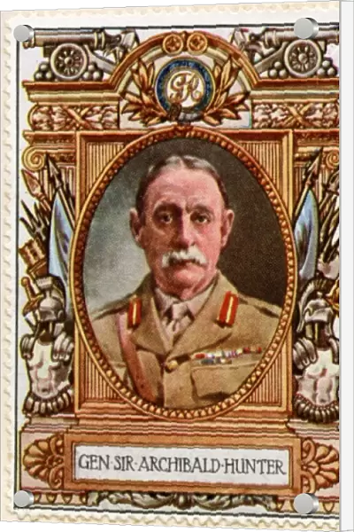 Gen Sir Archibald Hunter  /  Stamp