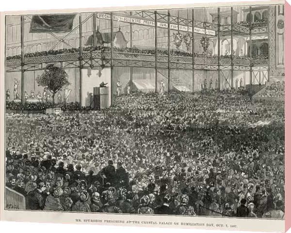 Spurgeon preaching at Crystal Palace