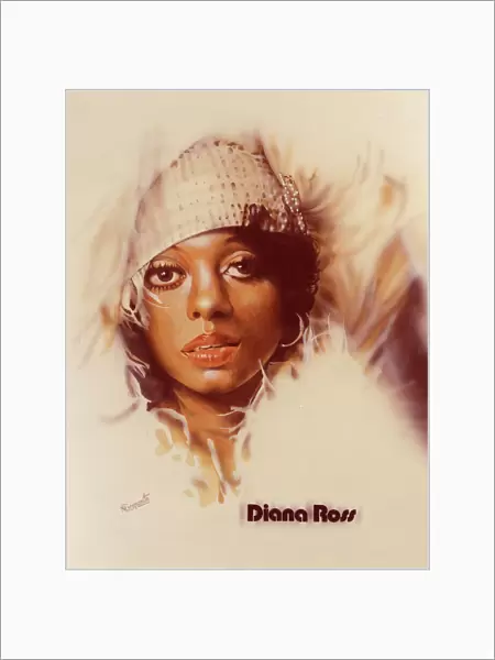 Portrait of singer Diana Ross