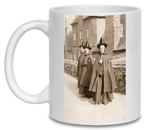 Three bedeswomen of Castle Rising, Norfolk