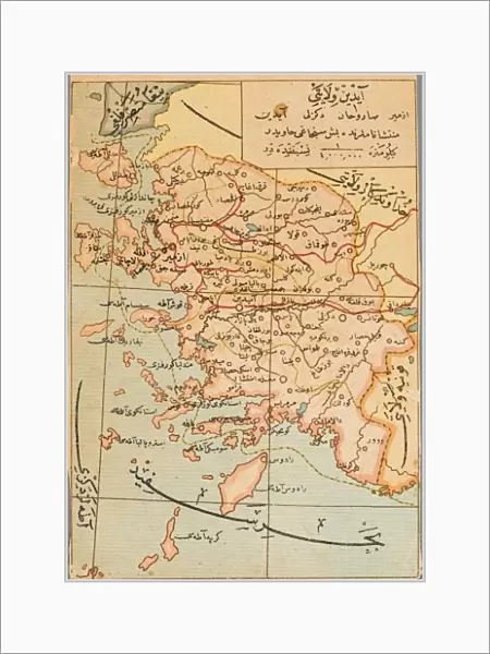 Izmir Region of Turkey - Map