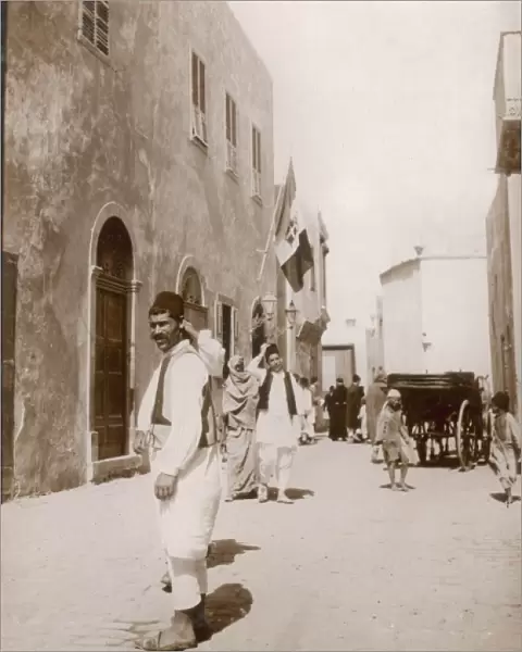 Custom House, Tripoli, during Italo-Turkish War