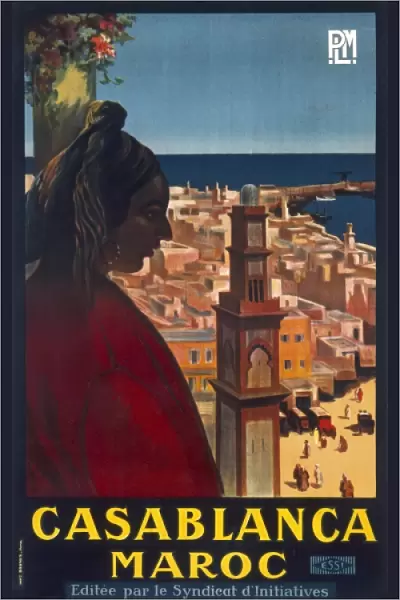 Poster advertising Casablanca