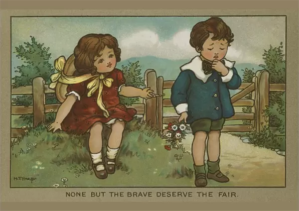 None but the brave deserve the fair by Florence Hardy