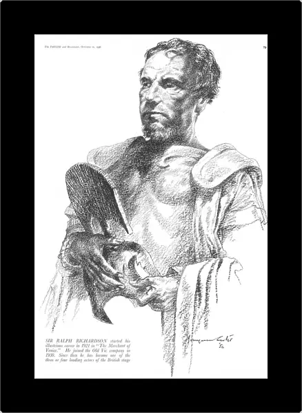 Sir Ralph Richardson as Timon of Athens