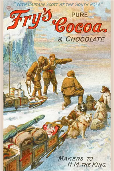Captain Robert Falcon Scott - Frys Cocoa Advert