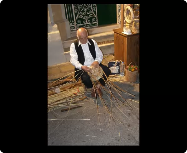 Basket Weaver - Twelfth Night Festival, Malta