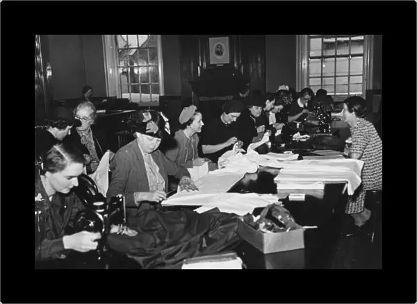 Womens sewing circle WWII
