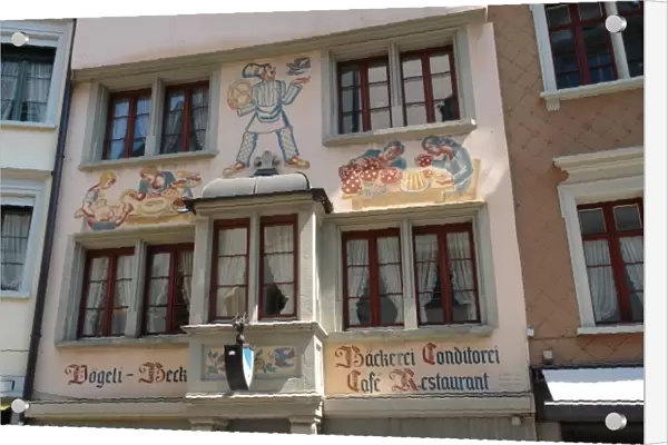 Old bakery in St Gallen, Switzerland