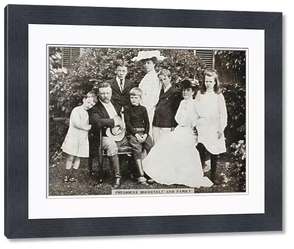 President Roosevelt and his family
