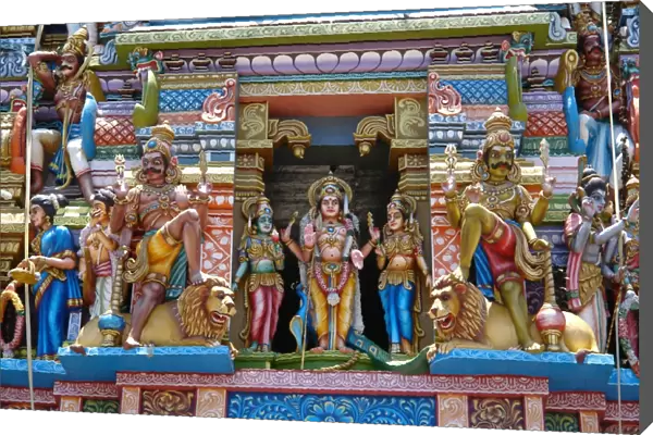 Sculptures, Sri Sivasubramaniya Swamy Temple, Colombo, Sri L