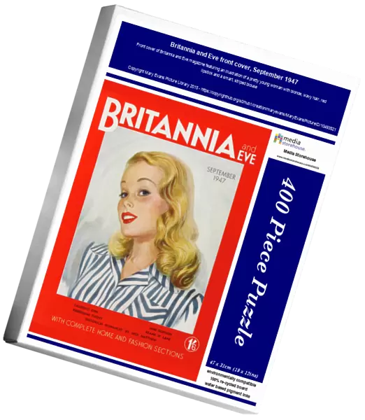 Britannia and Eve front cover, September 1947
