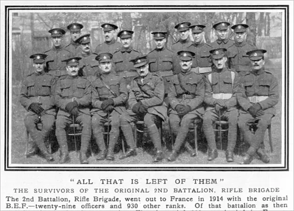 2nd Battalion, Rifle Brigade survivors