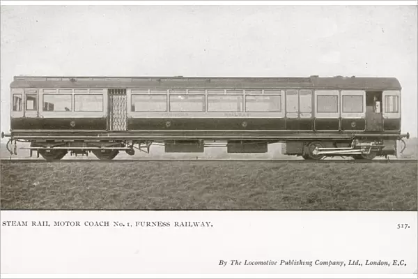Locomotive no 1 steam rail motor coach