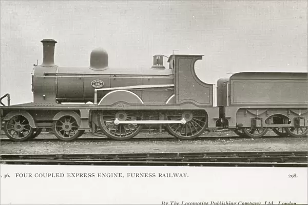Locomotive no 36 four coupled express engine