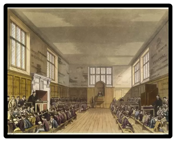 Large classroom, Harrow School