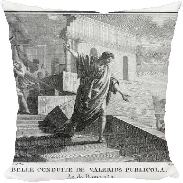Publius Valerius Publicola destroys his own house
