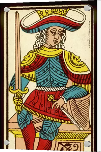 Tarot Card - Roy d Epee (King of Swords)
