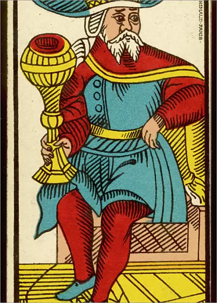 Tarot Card - Roy de Coupe (King of Cups)