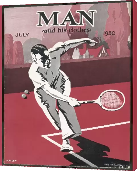 Tennis  /  Dashing Man Plays