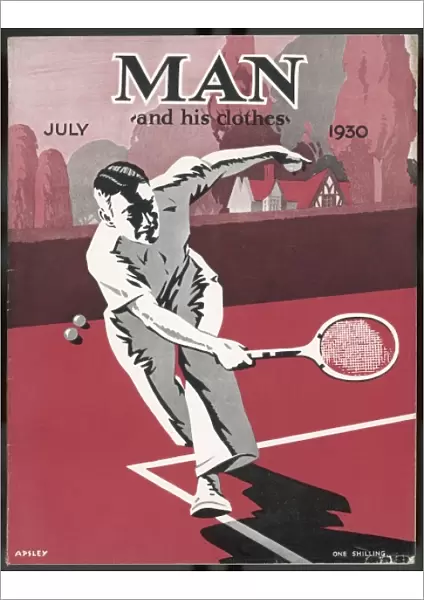 Tennis  /  Dashing Man Plays