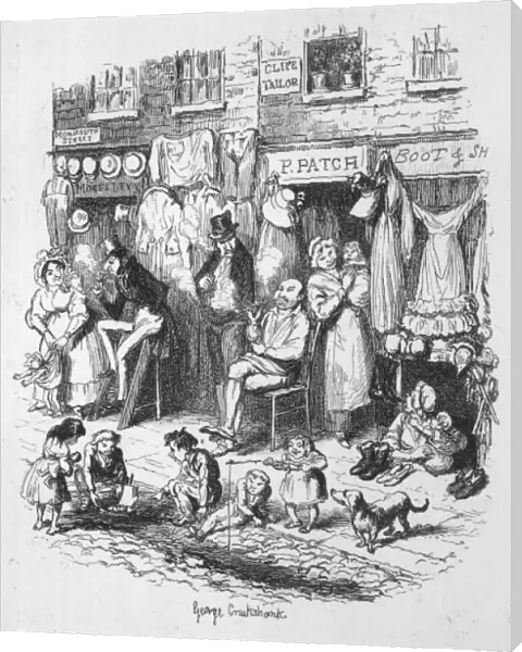 London Slum Boz 1836