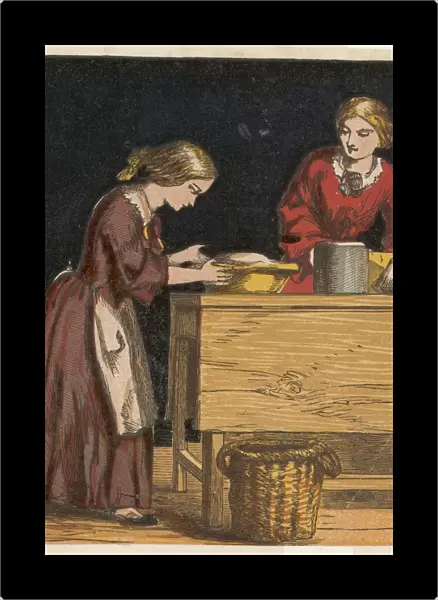 Girl Cooking, 1867
