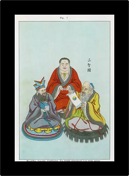Buddha, Laotzu, Confucius