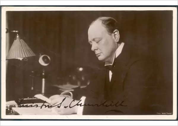 W Churchill  /  Pcard  /  1933