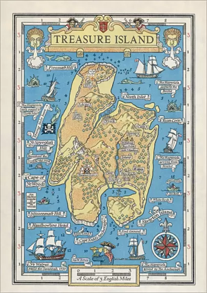 Treasure Island Map  /  Col