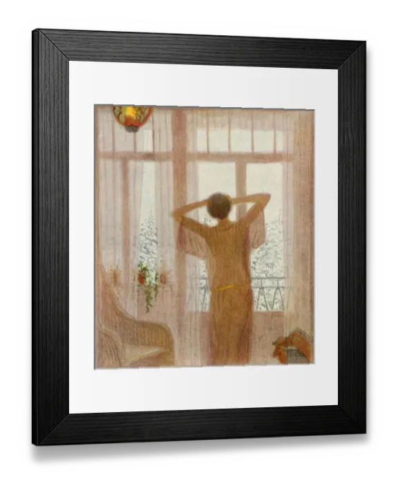 Framed Print : Transparent Dressing Gown Print Framed Print : Transparent Dressing Gown Print