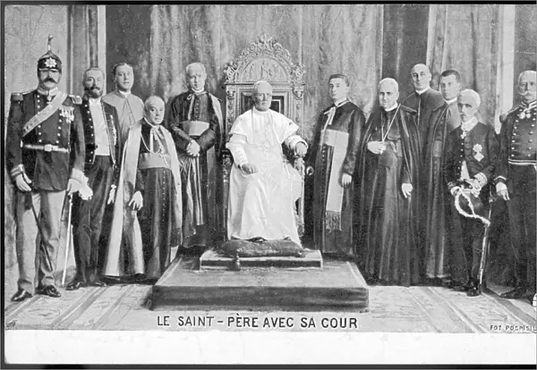 Pope Pius X & Court