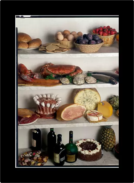 Shelves of Food