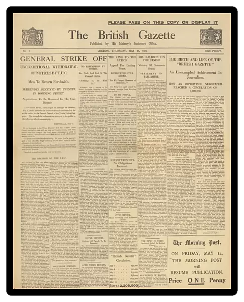 Newspaper Headline 1926