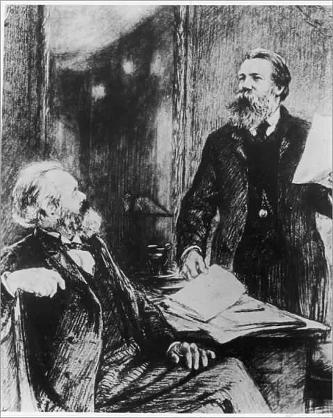 Friedrich Engels & Marx