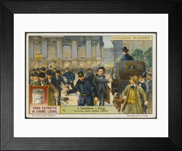 Framed Print : WAGNER / LIEBIG Print, 1861 Framed Print : WAGNER / LIEBIG Print, 1861