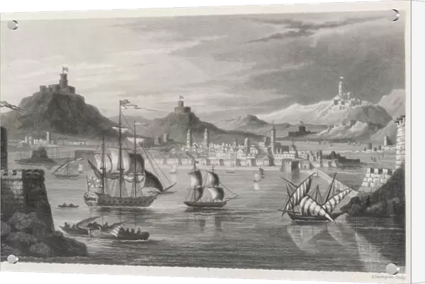 Algiers  /  From Sea C1830