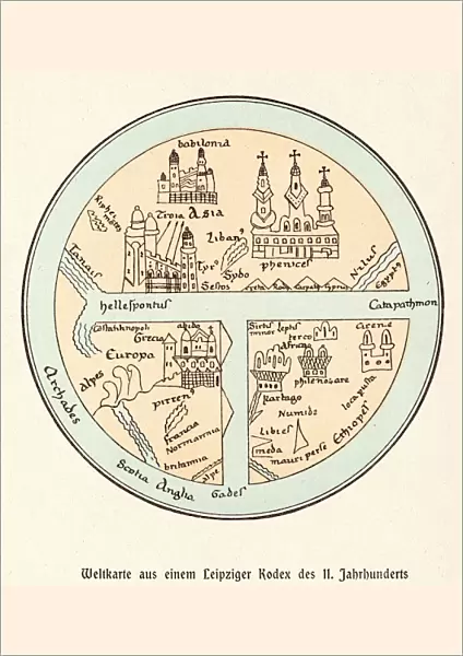 World Map  /  Leipzig Codex