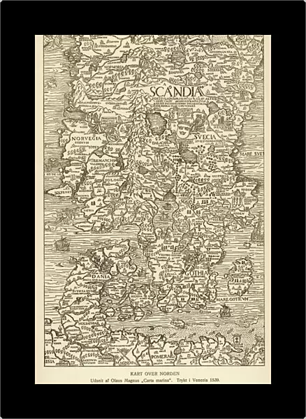 Map  /  Scandinavia 1539