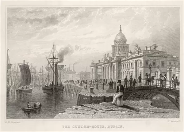 Custom House  /  Dublin 1840
