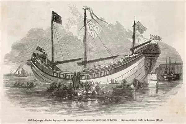 Chinese Junk in Thames
