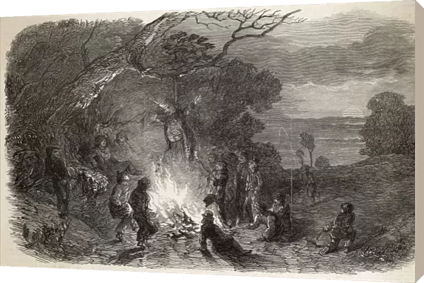 Burning the Guy  /  1848