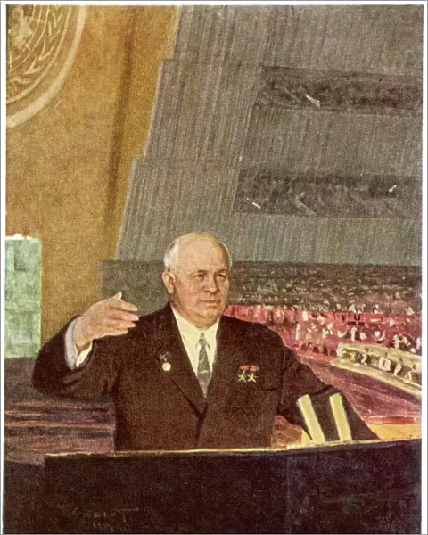 Khrushchev Speaking at the UN
