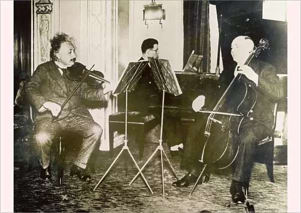 Einstein Plays Violin